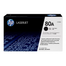HP Genuine No.80A Black Toner Cartridge (CF280A) - 2,700 pages