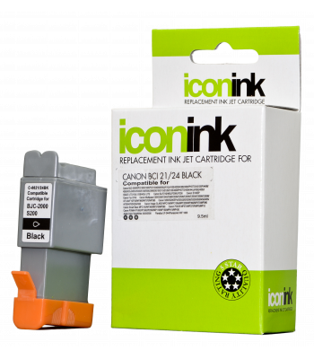 Icon Compatible Canon BCi-21/24 Black Universal Ink Cartridge