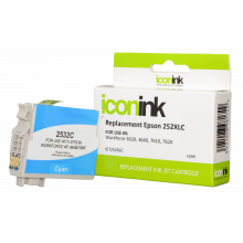 Icon Compatible Epson 252XL Cyan Ink Cartridge (C13T253292) - 1,100 pages