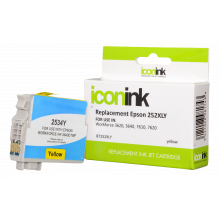 Icon Compatible Epson 252XL Yellow Ink Cartridge (C13T253492) - 1,100 pages