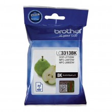 Brother Genuine LC3313BK Black Ink Cartridge - 400 pages