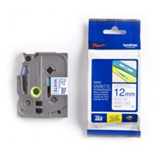 Brother Genuine TZe-233 Labelling Tape – Blue on White, 12mm wide, 8m long