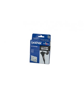 Brother Genuine LC37BK Black Ink Cartridge - 350 pages