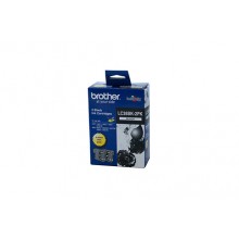 Brother Genuine LC38BK Black Ink Cartridge - Twin pack - 300 pages each