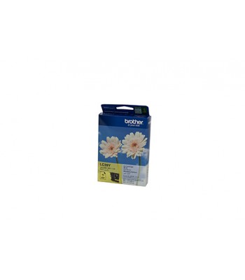 Brother Genuine LC39Y Yellow Ink Cartridge - 260 pages 