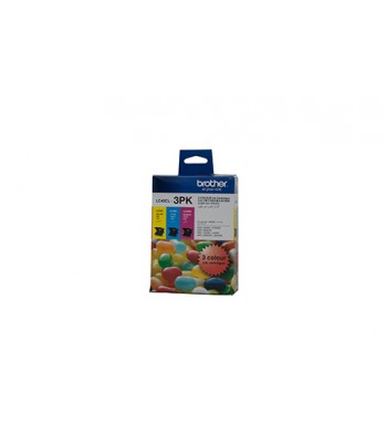 Brother Genuine LC40CL3PK CMY Colour Pack - 300 pages