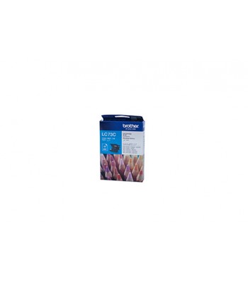 Brother Genuine LC73 Cyan Ink Cartridge - 600 pages 