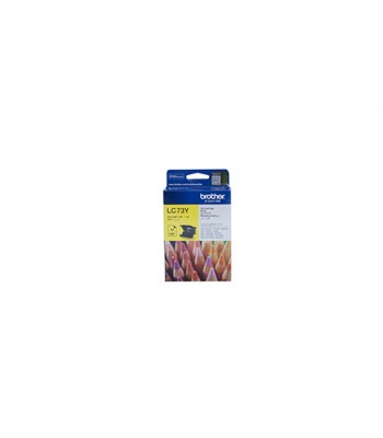 Brother Genuine LC73 Yellow Ink Cartridge - 600 pages