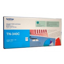 Brother Genuine TN340 Cyan Toner Cartridge - 1,500 pages
