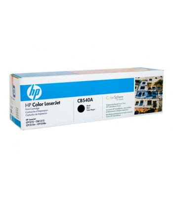HP Genuine No.125A Black Toner Cartridge (CB540A) - 2,200 pages 