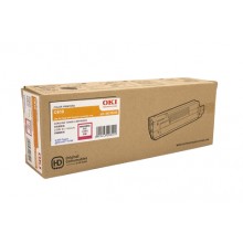 Oki Genuine C610 Magenta Toner Cartridge (44315310) - 6,000 pages